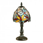 Lampe 15 cm lorette, verre et résine