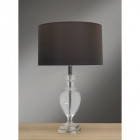 Lampe antonia, cristal, sans abat-jour