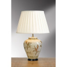 Lampe arum lily, porcelaine, sans abat-jour