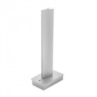 Lampe bravo, aluminium et acrylique, gris