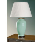Lampe celadon, sans abat-jour