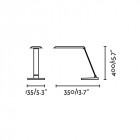 Lampe de bureau blanche anouk