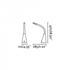 Lampe de bureau blanche greta