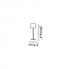Lampe de jardin jaune toc