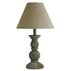 Lampe de table 45 cm, en bois couleur chêne