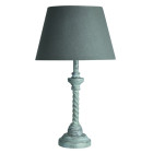 Lampe de table 53 cm, en bois couleur grise