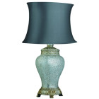 Lampe de table antique mosiac 47 cm, argent