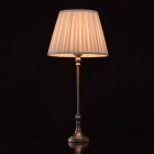 Lampe de table argentée elegance 1 ampoule 63 cm