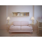 Lampe de table beige country 1 ampoule 67 cm