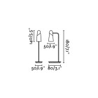 Lampe de table blanche lao