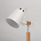 Lampe de table blanche megapolis 1 ampoule 53 cm