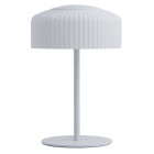 Lampe de table blanche megapolis 3 ampoules 35 cm