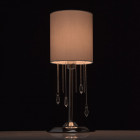 Lampe de table chromée elegance 1 ampoule 40 cm