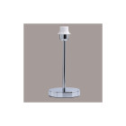 Lampe de table chromée megapolis 1 ampoule 28 cm