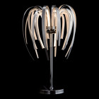 Lampe de table chromée techno 14 ampoules 48 cm