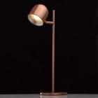 Lampe de table cuivre loft 1 ampoule 45.5 cm