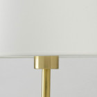Lampe de table dorée megapolis 1 ampoule 43 cm
