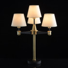 Lampe de table laiton neoclassic 4 ampoules 62 cm