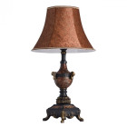 Lampe de table marron country 1 ampoule 65 cm