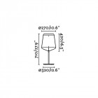 Lampe de table noire stood 1 ampoule