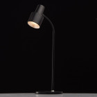 Lampe de table noire techno 1 ampoule 47 cm