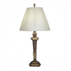 Lampe empire, avec abat-jour ivoire