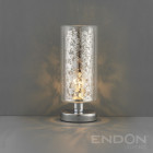 Lampe lacy, chrome et verre
