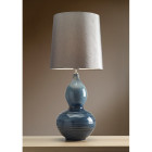 Lampe lapis gourd, céramique, sans abat-jour