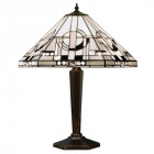Lampe metropolitan, verre et laiton