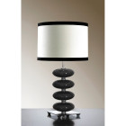 Lampe onyx black, sans abat-jour
