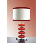 Lampe onyx red, sans abat-jour