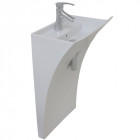 Lavabo céramique allure blanc sarreguemines