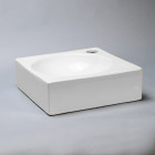 Lave mains carré céramique blanc - 29x29 cm - like
