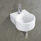 Lave main rond - céramique - 35x27 cm - moon