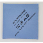 Lavette microfibre vitre Bleu 40x45 cm - 700065