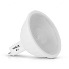 Led 6w gu5.3 3000k 120° ac dc boite