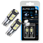 Ampoules led t10 canbus / 9 leds / feux de position /plaque/habitacle autoled®