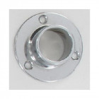 Support métal d'extrémités (naissance) tube chromée Ø 20 mm