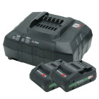 Set 2x 18V-4,0Ah + 1 chargeur - LIHD40SET