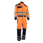 Combinaison haute visibilité ATEX Risk Pratic - orange/ bleu - LMA - 4156-S