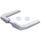 Paire de poignées en aluminium pour carré de 8mm, longu. 60mm locinox