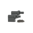 Lot 2 supports bois et drisse mobois ensemble boreal - gris - 1024368