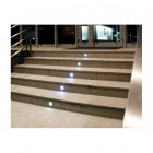 Lot de 10 appliques encastrables carré ip 54 0,6 watt pour extérieur - couleur - blanc neutre 4000°k