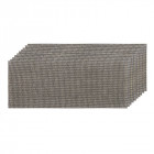 Lot de 10 feuilles abrasives treillis auto-agrippantes 115 x 230 mm