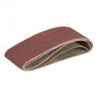 Lot de 3 bandes abrasives pour la ponceuse à bande compacte Triton - TCMBS40G 3 bandes abrasives corindon grain 40