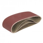 Lot de 3 bandes abrasives pour la ponceuse à bande compacte Triton - TCMBS60G 3 bandes abrasives corindon grain 60