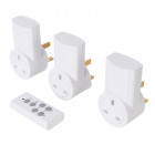Lot de 3 prises électriques télécommandées 240 V - Prises UE - 13 A - 240 V