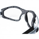 Lunette anti buée singer transparente anti rayures confort mousse branches noires reglables