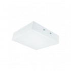 Lunive quadro 19 watt - applique ou plafonnier led 200x200mm - couleur éclairage au choix