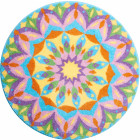 Tapis de salle de bain birth multicouleur rond 60 cm